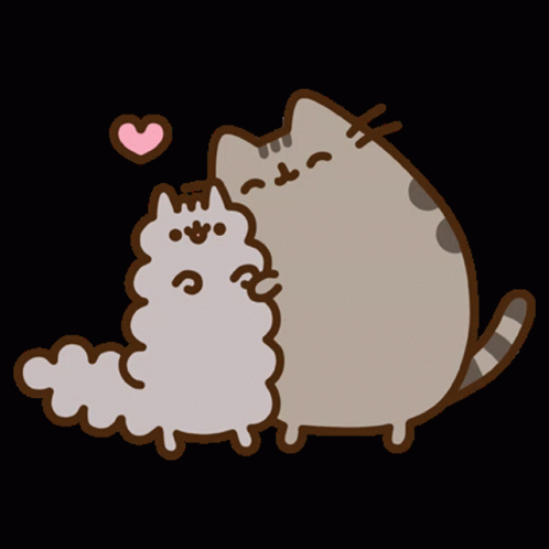 Pusheen Hug Sticker - Pusheen Hug Stormyhug - Discover & Share GIFs