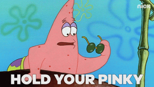 Hold Your Pinky Up Like This Patrick Star GIF - Hold Your Pinky Up Like This Patrick Star Spongebob Squarepants GIFs