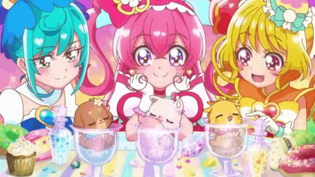 Delicious Party Precure Anime GIF - Delicious Party Precure Anime Eyecatch GIFs
