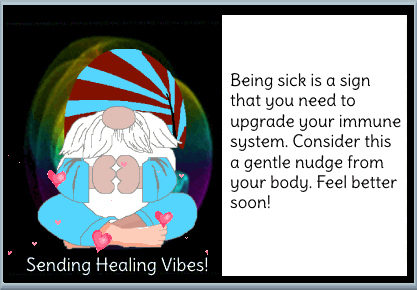 Gnome Healing Vibes GIF - Gnome Healing Vibes Get Well Soon GIFs