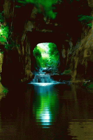 Cave Water GIF - Cave Water Tunnel GIFs