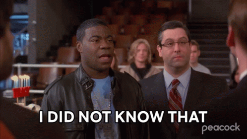 I Did Not Know That Tracy Jordan GIF - I Did Not Know That Tracy Jordan 30rock GIFs