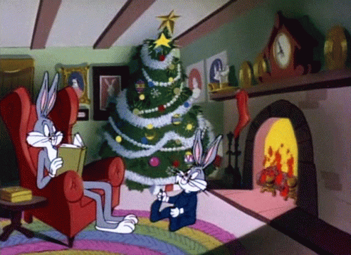 Christmas Christmas Tree GIF - Christmas Christmas Tree Bugs Bunny GIFs