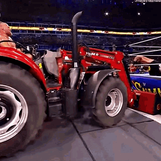 Roman Reigns Brock Lesnar GIF - Roman Reigns Brock Lesnar Tractor Truck GIFs