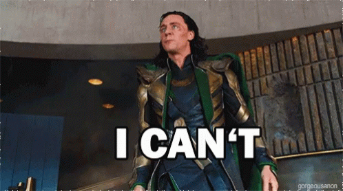 I Cant Loki GIF - I Cant Loki Tom Hiddleston GIFs