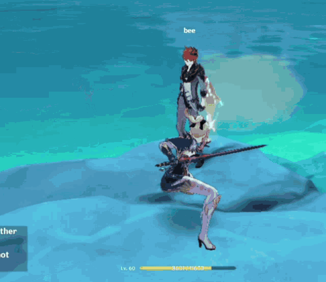 a screenshot of a video game shows a character 's lv 60