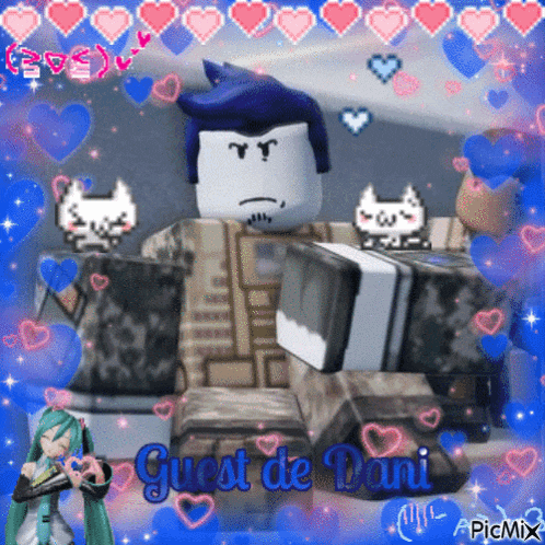 a picture of a video game character with the name guest de dani