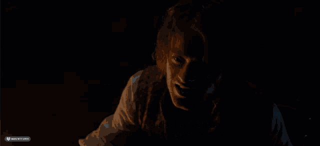 a man says " then please note that i 'm not willing to discuss the subjects of my work " in a dark room
