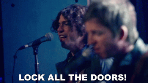 Lock All The Doors Noel Gallagher GIF - Lock All The Doors Noel Gallagher Lock All The Doors Song GIFs