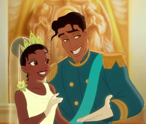 The Princess And The Frog Wedding GIF - The Princess And The Frog Wedding Tiana GIFs