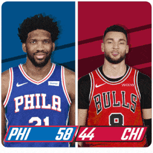 a philadelphia basketball player and a bulls player