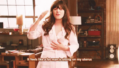That Time Of Month GIF - New Girl Zooey Deschanel Jessica Day GIFs