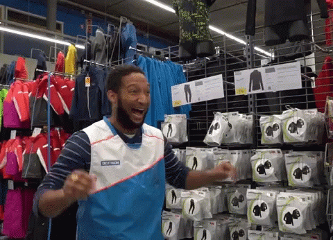 Excited Great GIF - Excited Great Decathlon GIFs