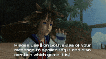 a screenshot of a video game says please use ii on both sides of your message