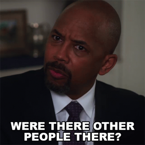 Were There Other People There Julius Cain GIF - Were There Other People There Julius Cain The Good Fight GIFs