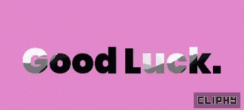 Good Luck Cliphy GIF - Good Luck Cliphy Wishes GIFs