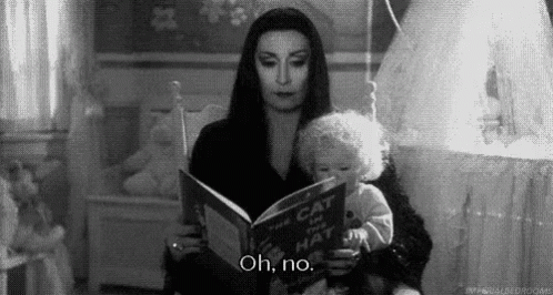 Oh No GIF - The Addams Family Morticia Addams He Lives GIFs
