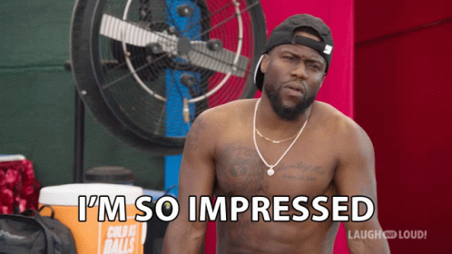 Im So Impressed Kevin Hart GIF - Im So Impressed Kevin Hart Cold As Balls GIFs
