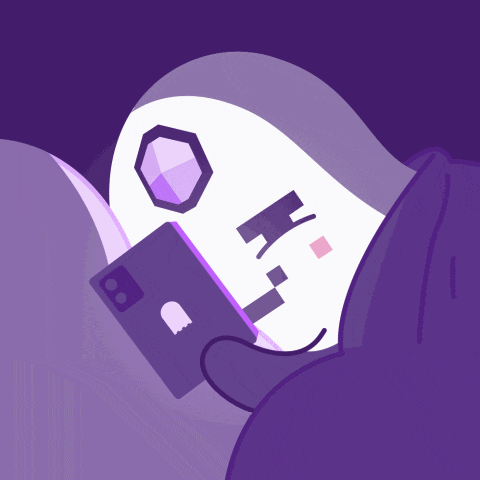 a cartoon illustration of a ghost holding a credit card