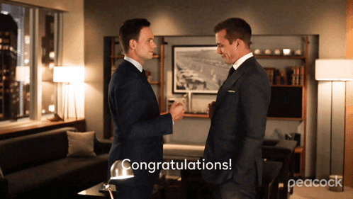 Congratulations Harvey Specter GIF