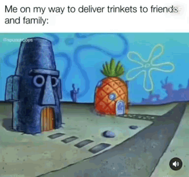 Trinkets I Love Giving Trinkets To Friends And Family GIF - Trinkets I Love Giving Trinkets To Friends And Family Spongebob Trinks GIFs