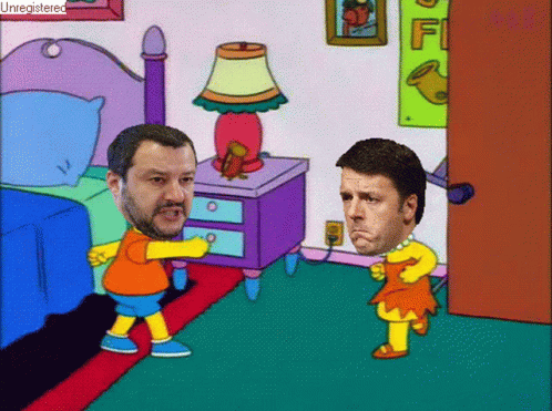 Matteo Salvini Matteo Renzi GIF - Matteo Salvini Matteo Renzi Versus GIFs