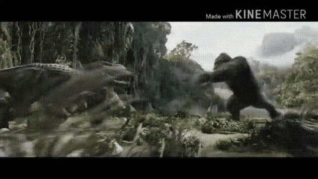 King Kong Fight GIF