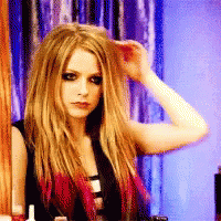 Avril Lavigne Fix Hair GIF - Avril Lavigne Fix Hair Fixing Hair GIFs