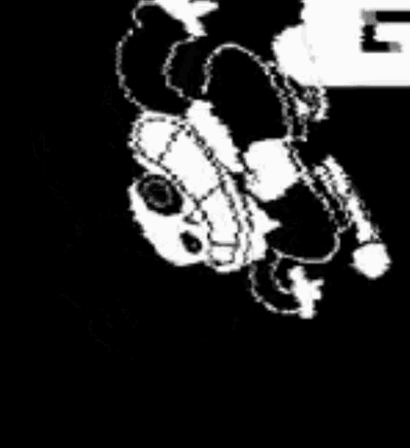 a black and white image of a skeleton with a beard and a skull on a black background .