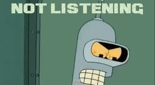 Not Listening Plugging Ears GIF - Not Listening Plugging Ears Futurama GIFs