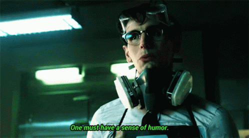 One Must Have A Sense Of Humor The Riddler GIF - One Must Have A Sense Of Humor Sense Of Humor The Riddler GIFs