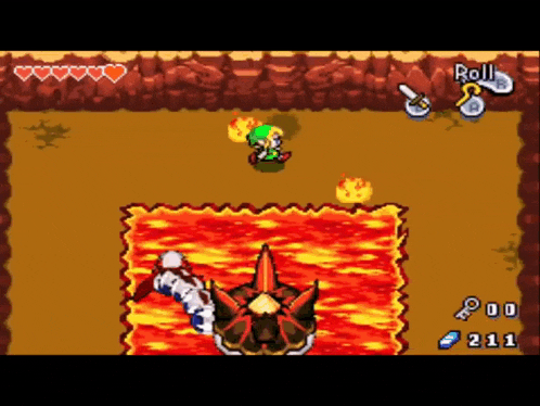 a screenshot of a video game that says roll