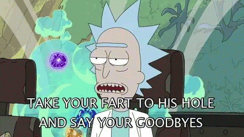 Far Trick Rick And Morty GIF - Far Trick Rick And Morty Say Your Goodbyes GIFs