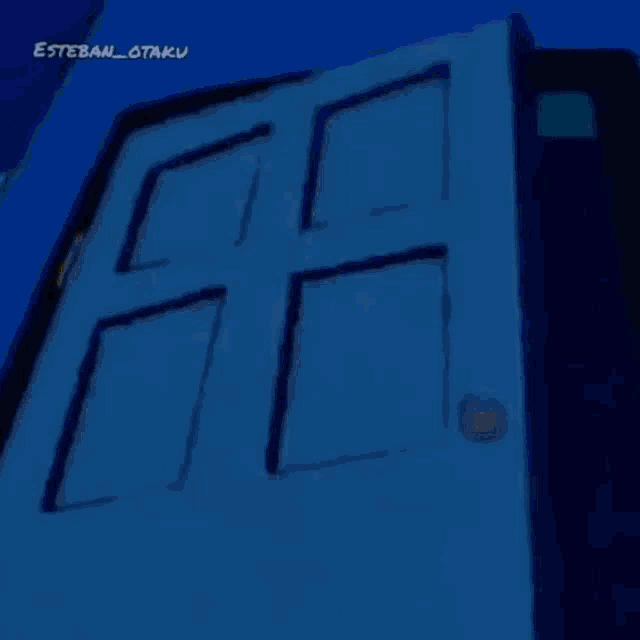 homer simpson from the simpsons is standing in a doorway with his hand outstretched