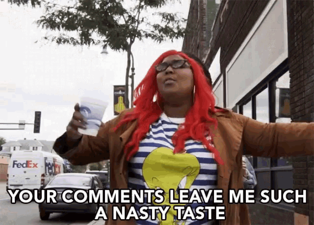 Comments Leave Me Such A Nasty Taste GIF - Comments Leave Me Such A Nasty Taste Dislike GIFs