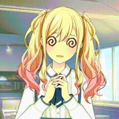 a girl with blonde hair and pink pigtails is wearing a white shirt and tie and making a funny face .