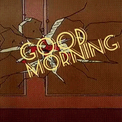 a picture of a mosquito with the words good morning written on it