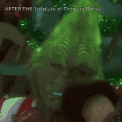 Grinch After10plates GIF - Grinch After10plates Thanksgiving GIFs