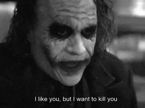 Killer Joker GIF - The Dark Knight Heath Ledger Joker GIFs