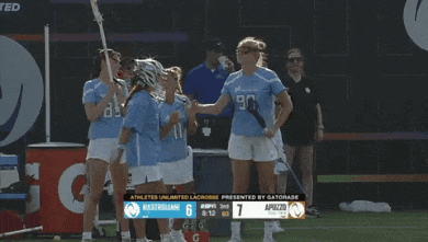 athletes unlimited lacrosse presented by gatorade is shown on a screen