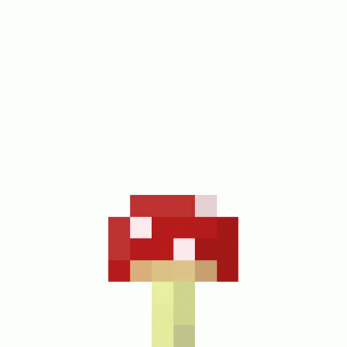 Mushroom Up Pixel Art GIF - Mushroom Up Pixel Art Going Up GIFs