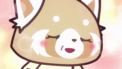 a close up of a cartoon character 's face with a serious look on its face