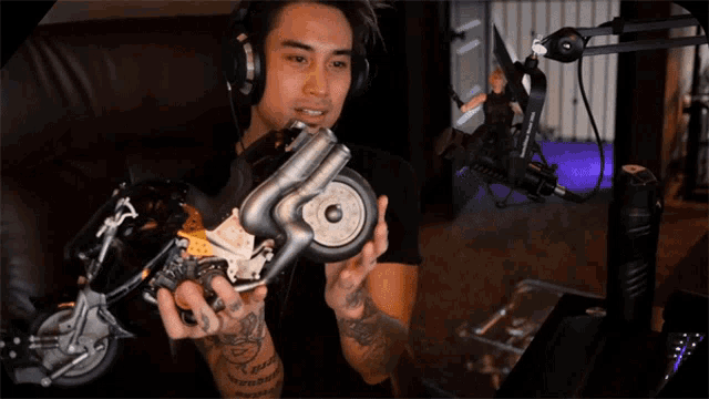 Toy Motorcycle Anthony Kongphan GIF - Toy Motorcycle Anthony Kongphan Big Bike GIFs