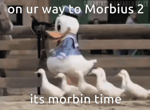 Morbius Donald Duck GIF