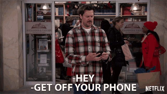 Get Off Your Phone Turn Off Your Phone GIF