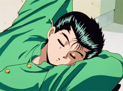 Yusuke Urameshi Ghost Fighter GIF - Yusuke Urameshi Ghost Fighter Sleeping GIFs
