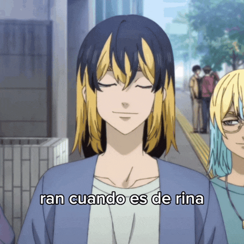 a picture of a person with the words ran cuando es de rina on the bottom