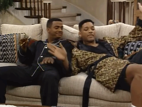 Turning On The Television Right When A “sex And The City” Marathon Starts. GIF - Sex And The City Will Smith Happy GIFs