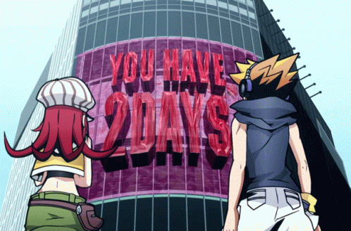 Twewy You Have Two Days GIF - Twewy You Have Two Days Two Days To Go GIFs
