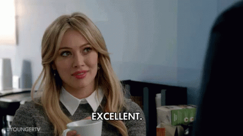 Hilary: Excellent. GIF - Younger Tv Younger Tv Land GIFs